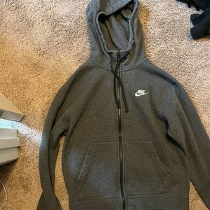 Nike jacket grey size: small